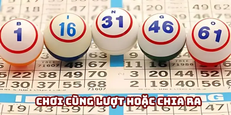 Lựa chọn cách đánh cùng lượt hoặc phân chia